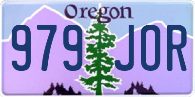 OR license plate 979JOR