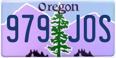 OR license plate 979JOS