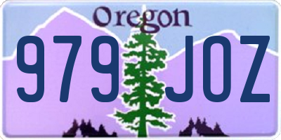 OR license plate 979JOZ