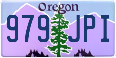 OR license plate 979JPI