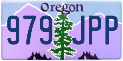 OR license plate 979JPP