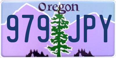 OR license plate 979JPY
