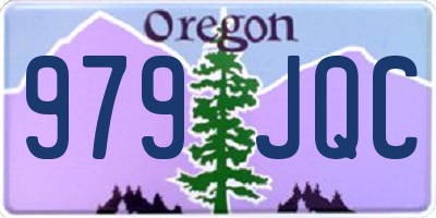 OR license plate 979JQC
