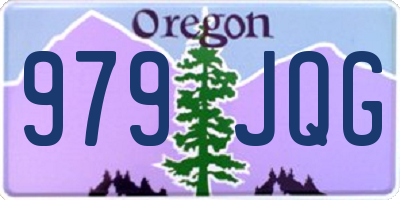 OR license plate 979JQG