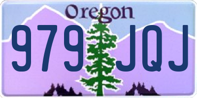 OR license plate 979JQJ