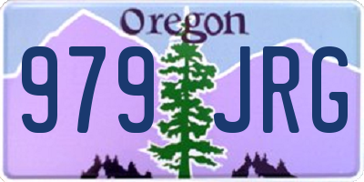 OR license plate 979JRG