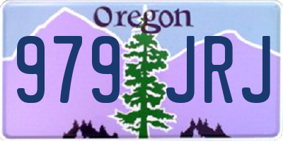 OR license plate 979JRJ