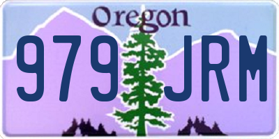 OR license plate 979JRM