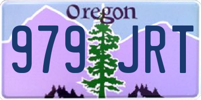 OR license plate 979JRT