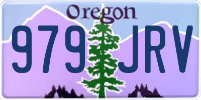 OR license plate 979JRV