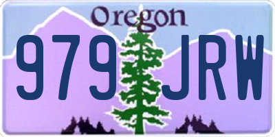 OR license plate 979JRW