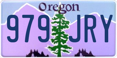 OR license plate 979JRY