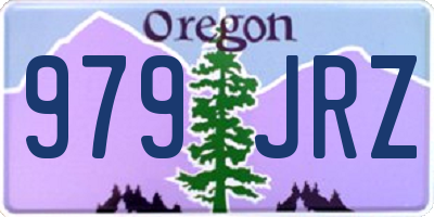 OR license plate 979JRZ