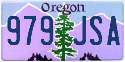 OR license plate 979JSA