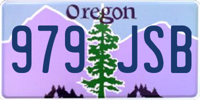 OR license plate 979JSB