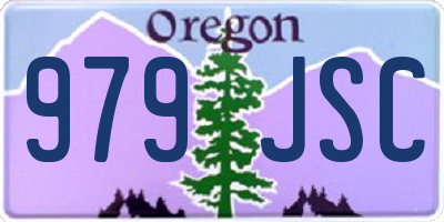 OR license plate 979JSC