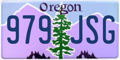 OR license plate 979JSG