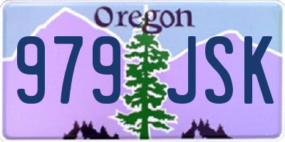 OR license plate 979JSK