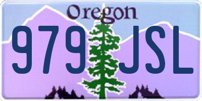 OR license plate 979JSL