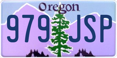 OR license plate 979JSP