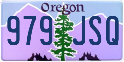 OR license plate 979JSQ