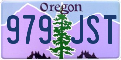 OR license plate 979JST