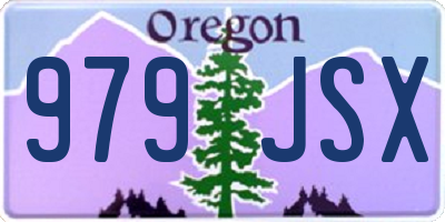 OR license plate 979JSX