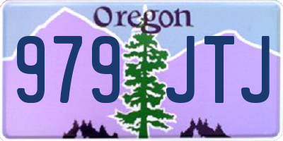 OR license plate 979JTJ