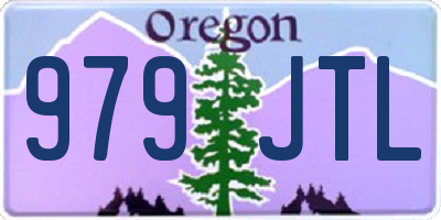 OR license plate 979JTL