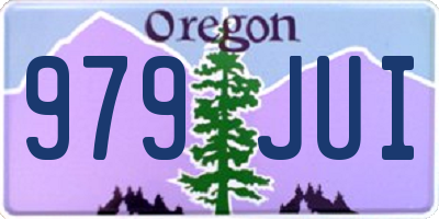 OR license plate 979JUI