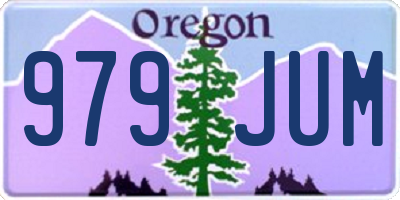 OR license plate 979JUM