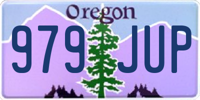 OR license plate 979JUP