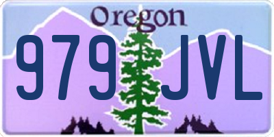OR license plate 979JVL