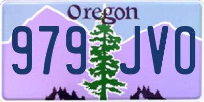 OR license plate 979JVO