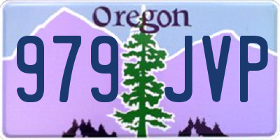OR license plate 979JVP