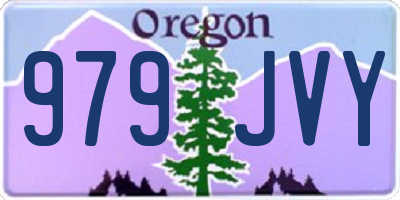 OR license plate 979JVY