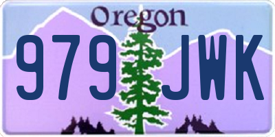 OR license plate 979JWK