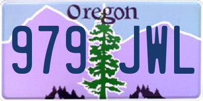 OR license plate 979JWL