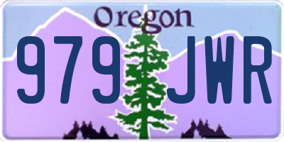 OR license plate 979JWR