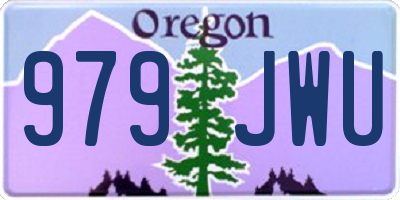 OR license plate 979JWU