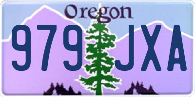OR license plate 979JXA