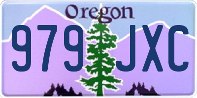 OR license plate 979JXC