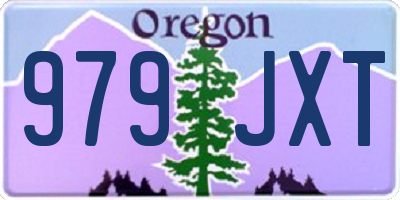 OR license plate 979JXT