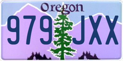 OR license plate 979JXX