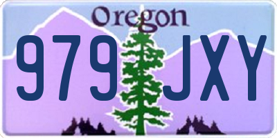 OR license plate 979JXY