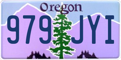 OR license plate 979JYI