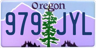 OR license plate 979JYL