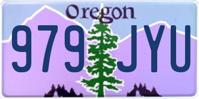 OR license plate 979JYU