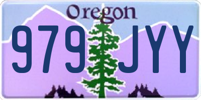 OR license plate 979JYY