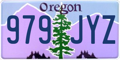 OR license plate 979JYZ